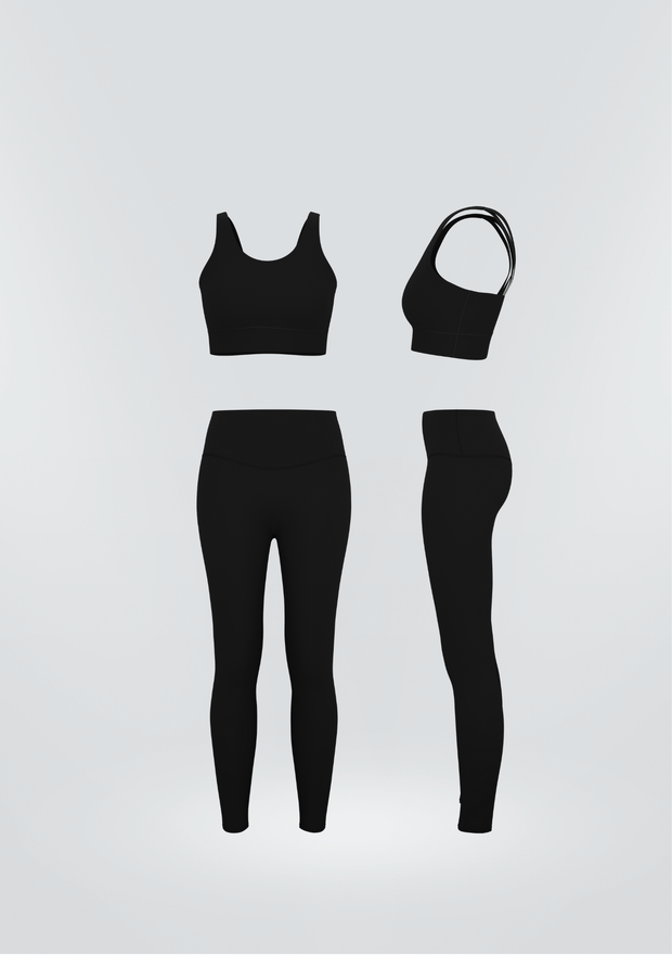 KITSUNE SET / Black / Veya