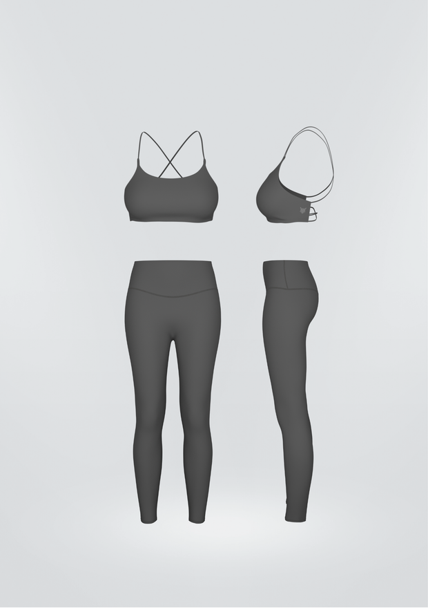 KITSUNE Set / Gun Metal Grey / Aya