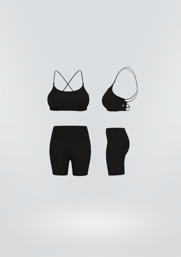 KITSUNE SUMMR Set / Black / Aya