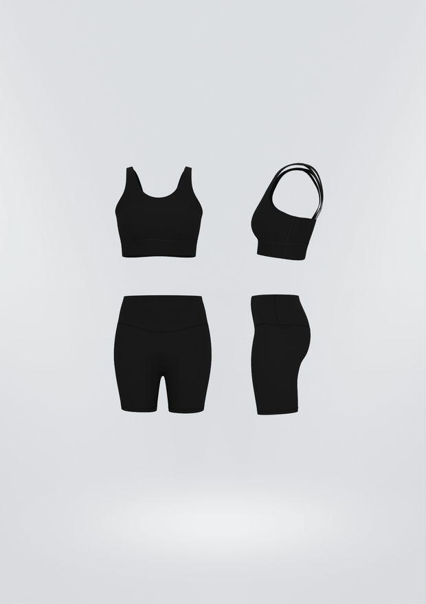 KITSUNE SUMMR Set / Black / Veya
